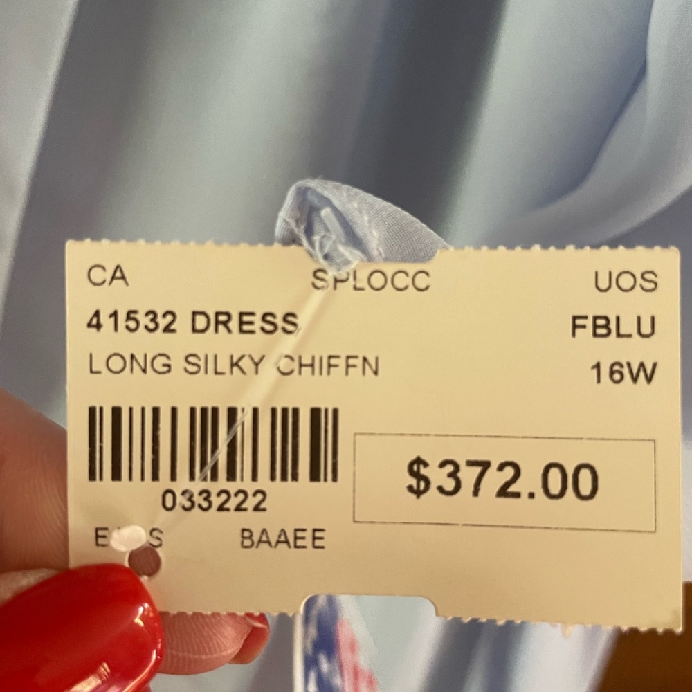Ursula of Switzerland French Blue Formal Dress - Picture 5 of 6